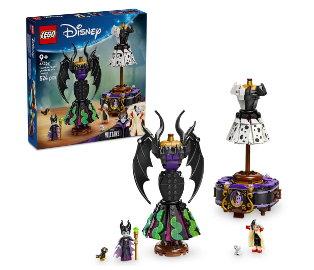 LEGO Disney Princess 43262 Suknie Diaboliny i Cruelli De Mon - 1308199 - zdjęcie 2